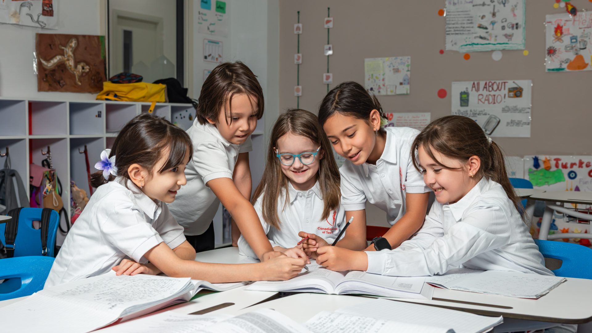 Classroom moment at CST