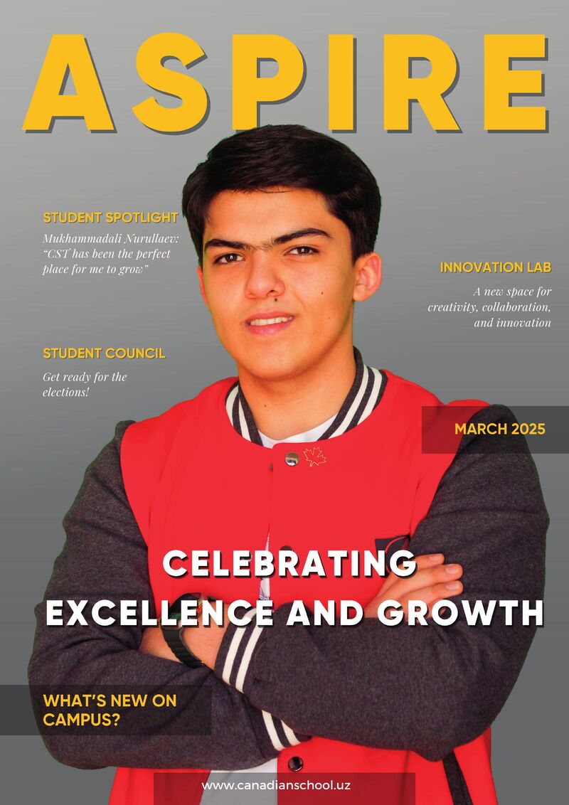Cover of Aspire issue 02, March 2025